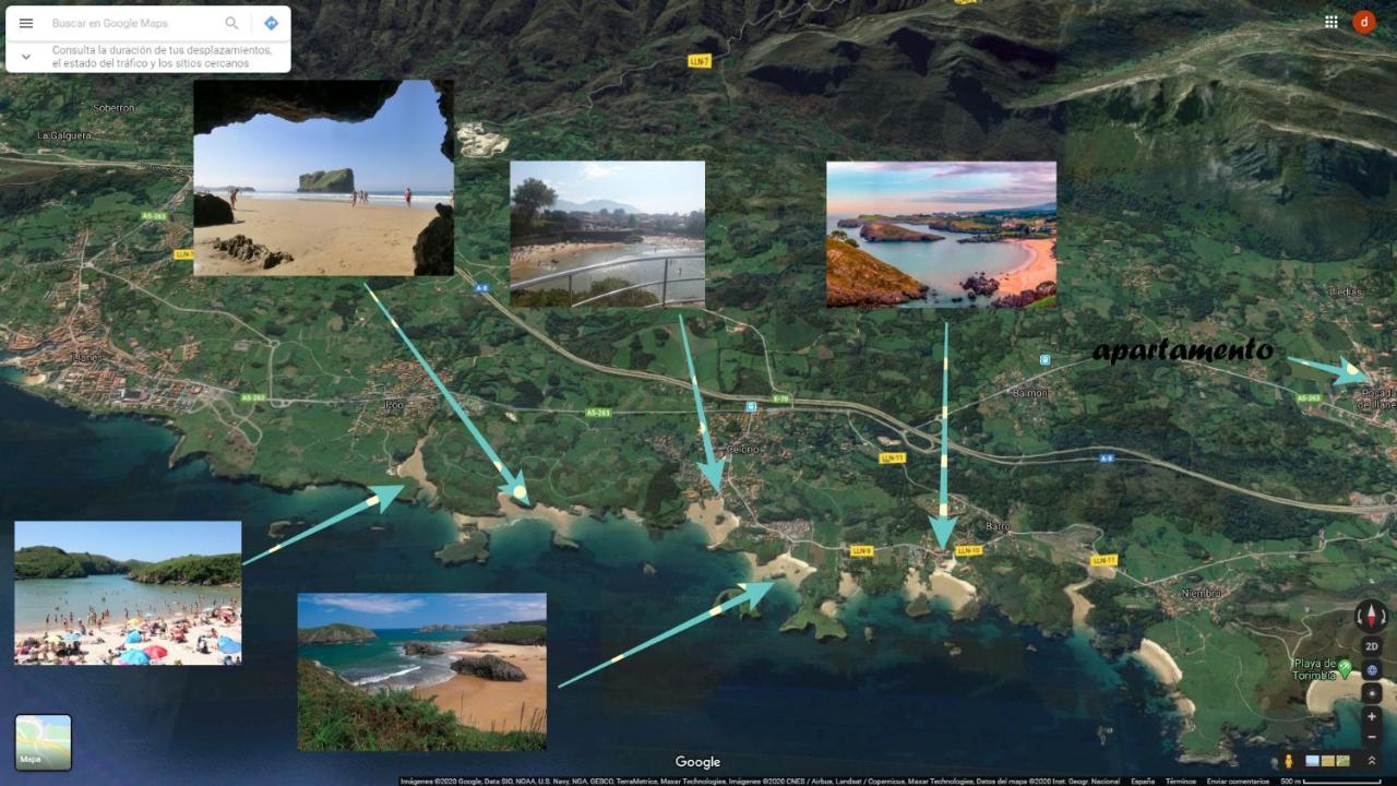 Apartamento Playa De Toranda Posada De Llanes Kültér fotó
